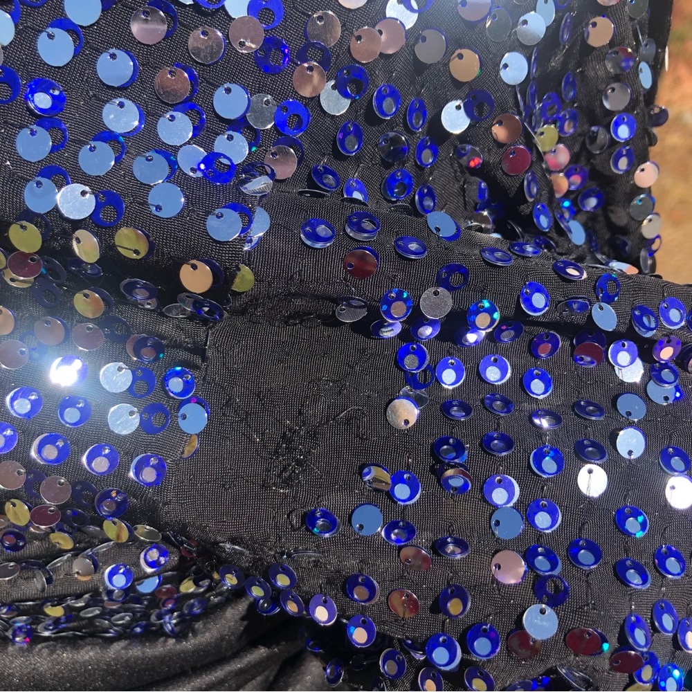 As U Wish One Shoulder Sequin Bodycon Dress size Large - Picture 9 of 14